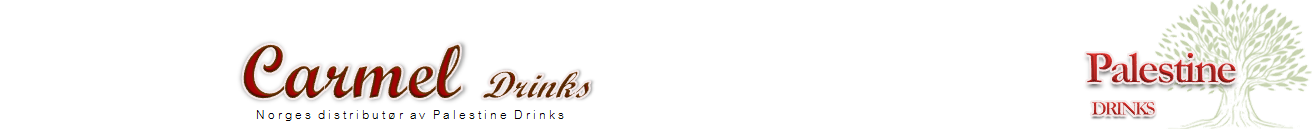 Palestine Drinks i Norge - Carmel Drinks